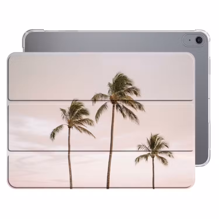 iPad hoes - Palmbomen - Zonsondergang - Roze — 1