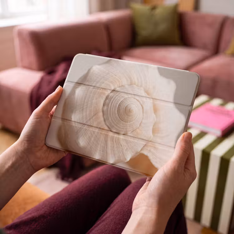 iPad hoes - Schelp - Detail - Beige — 4