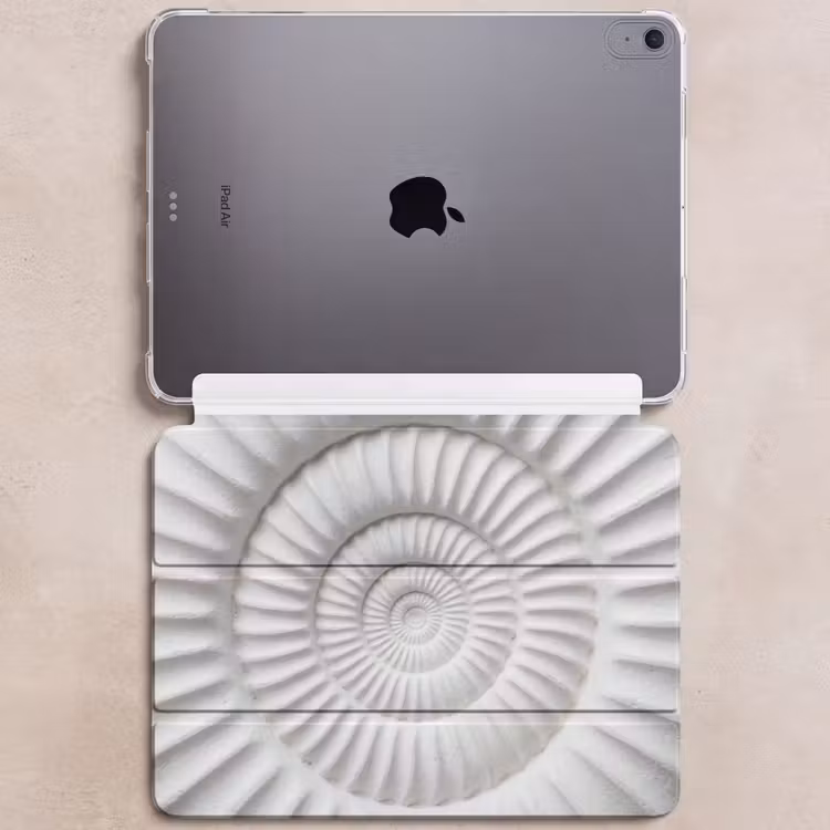 iPad hoes - Schelp - Spiraal - Wit — 6