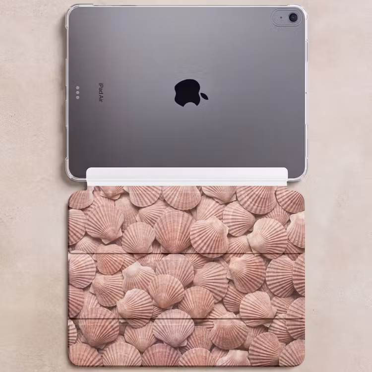 iPad hoes - Schelpen - Patroon - Roze — 6