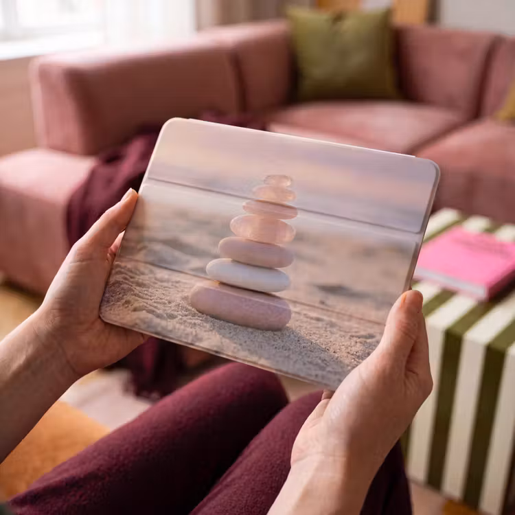 iPad hoes - Stenen - Zand - Roze — 4