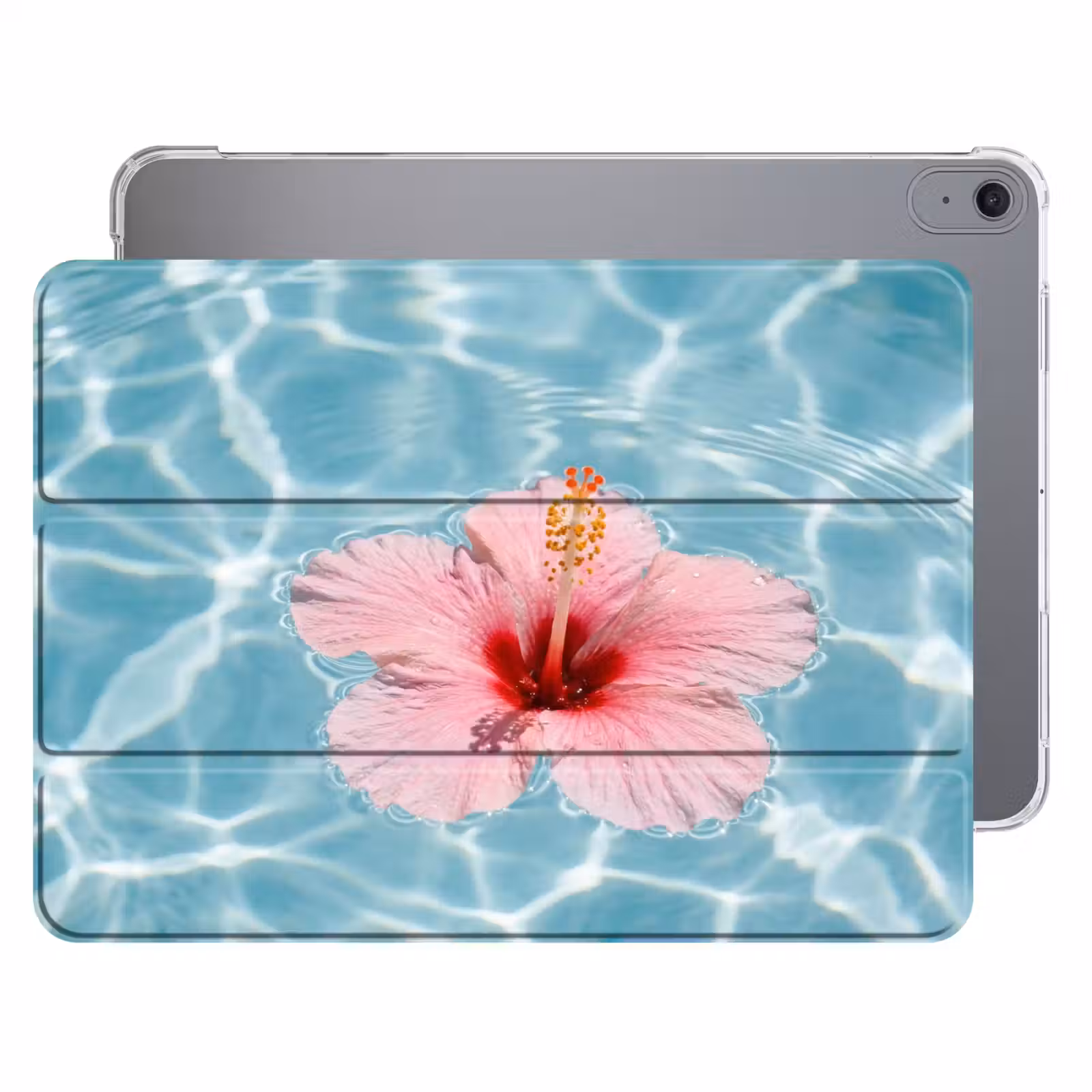 iPad hoes - Hibiscus - Water - Roze — 1