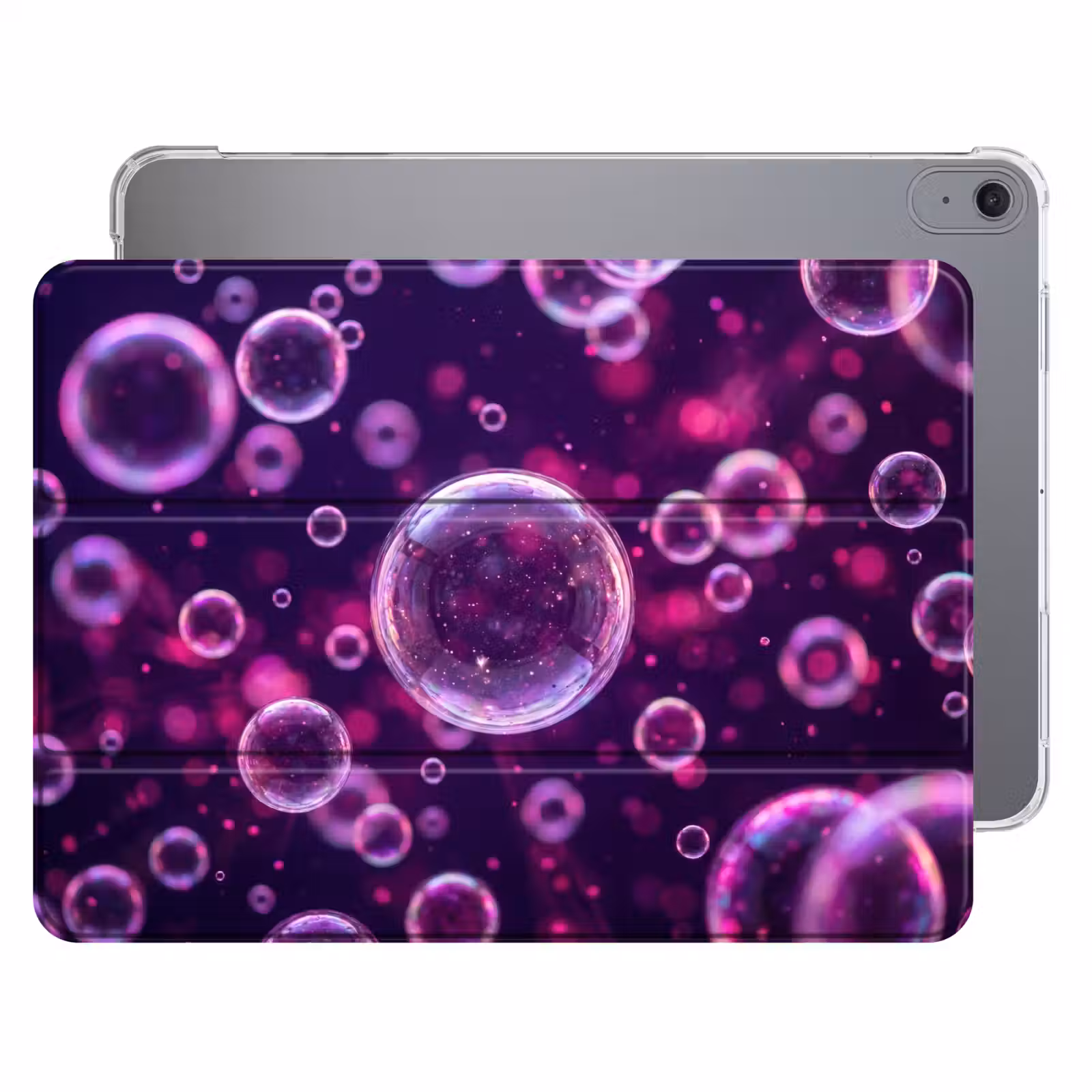 iPad hoes - Paars - Bubbels - Schuim — 1