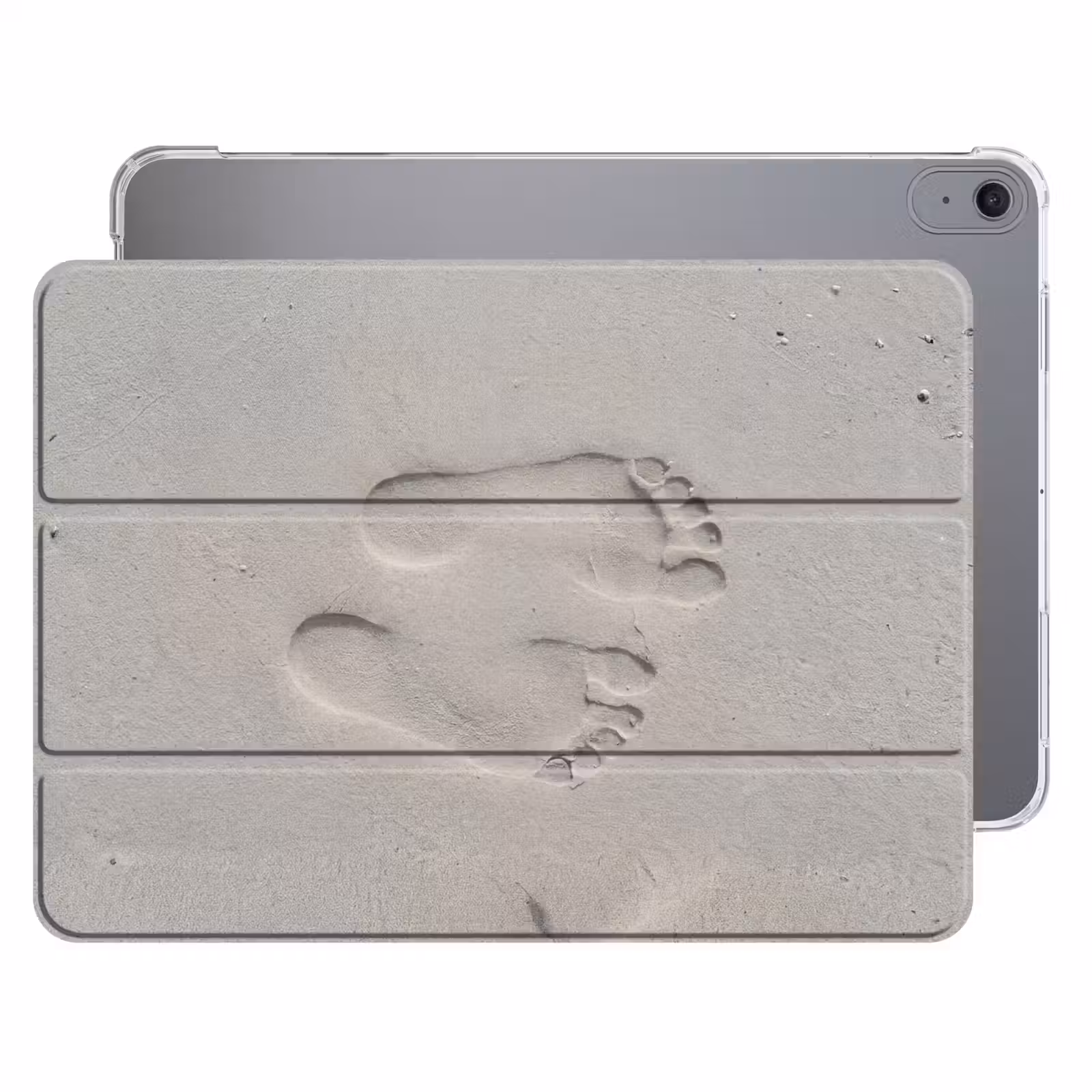 iPad hoes - Voeten - Afdrukken - Zand — 1