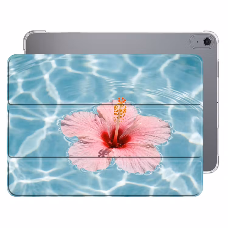 iPad hoes - Hibiscus - Water - Roze — 1