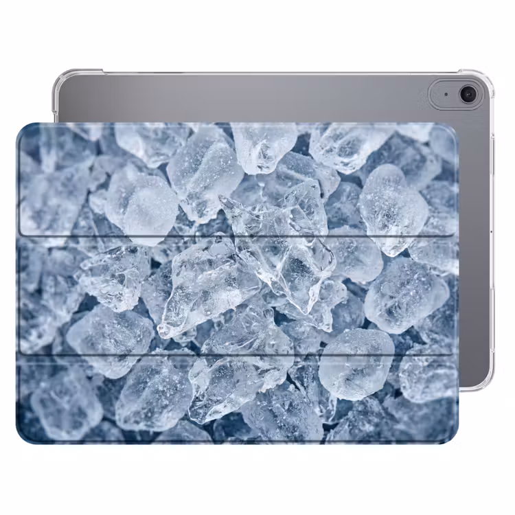 iPad hoes - Ijsblokjes - Water - Blauw — 1