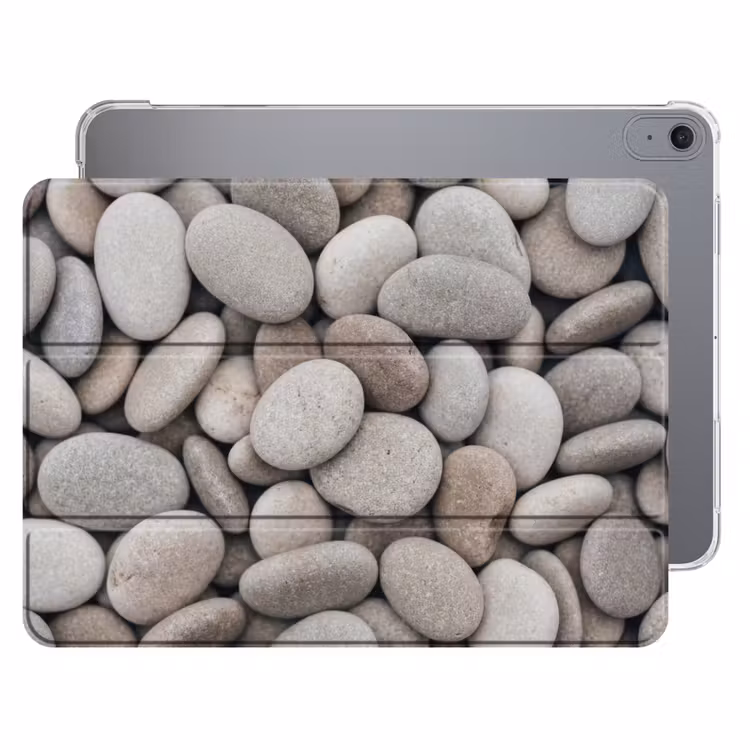 iPad hoes - Kiezels - Stenen - Grijs — 1