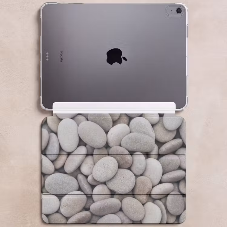 iPad hoes - Kiezels - Stenen - Grijs — 6