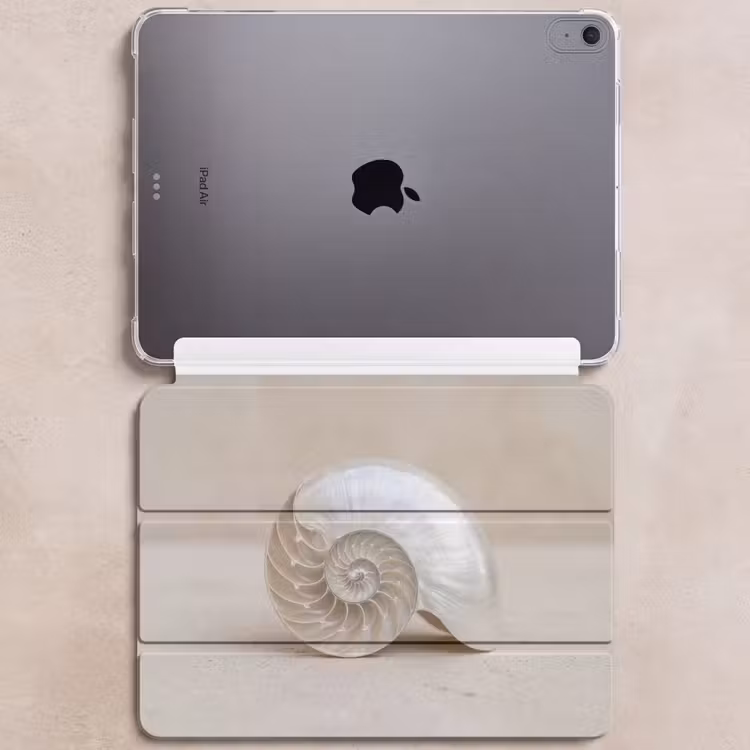 iPad hoes - Schelp - Spiraal - Beige — 6