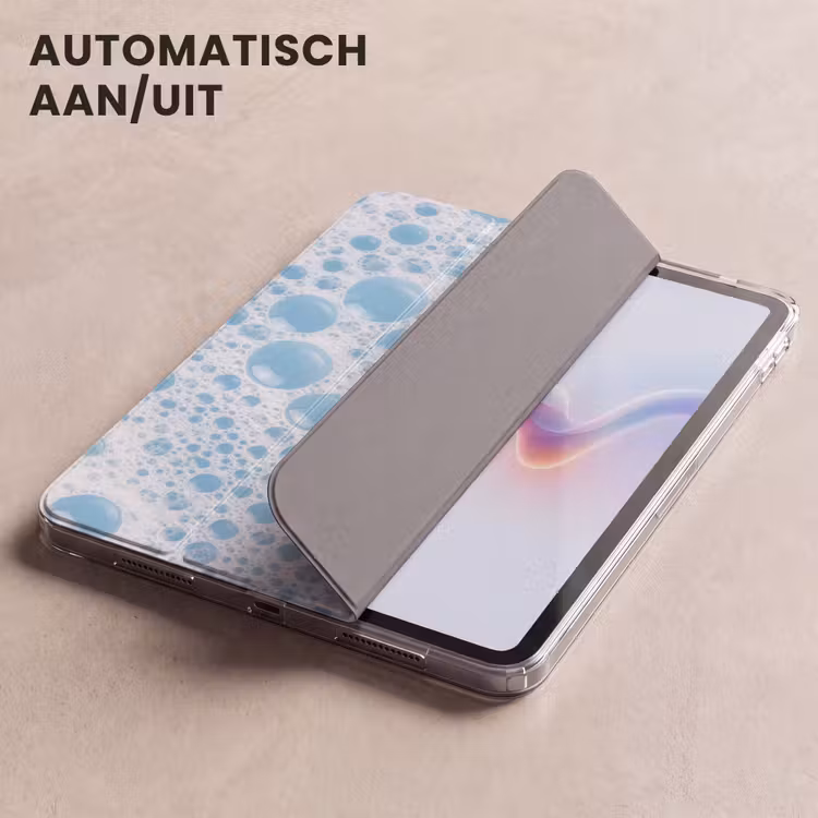 iPad hoes - Schuim - Bubbels - Blauw — 5