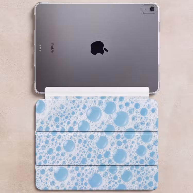 iPad hoes - Schuim - Bubbels - Blauw — 6