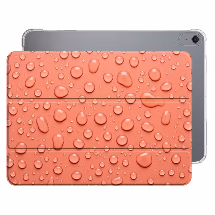 iPad hoes - Water - Druppels - Roze — 1