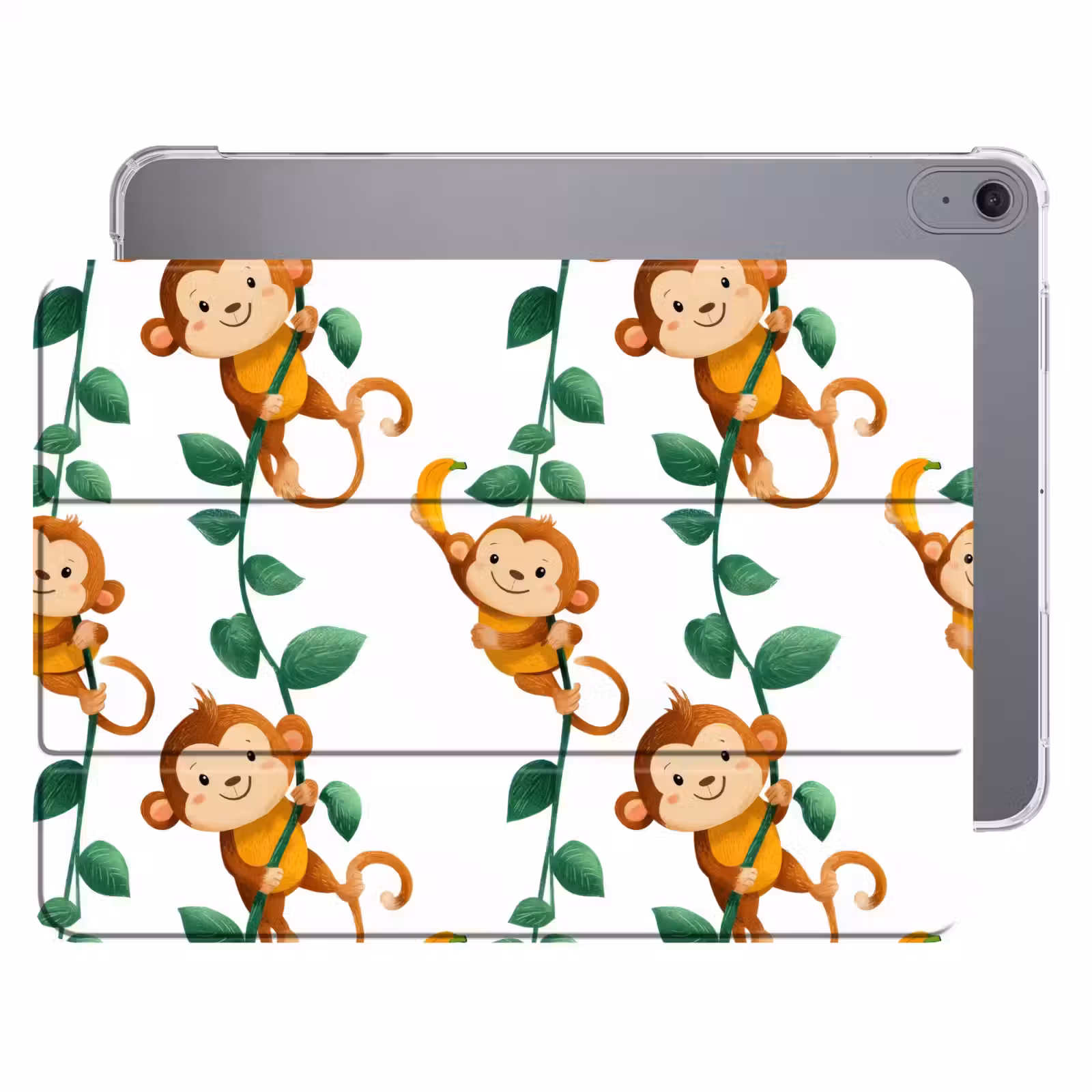 iPad hoes - Apen - Lianen - Kleurrijk — 1