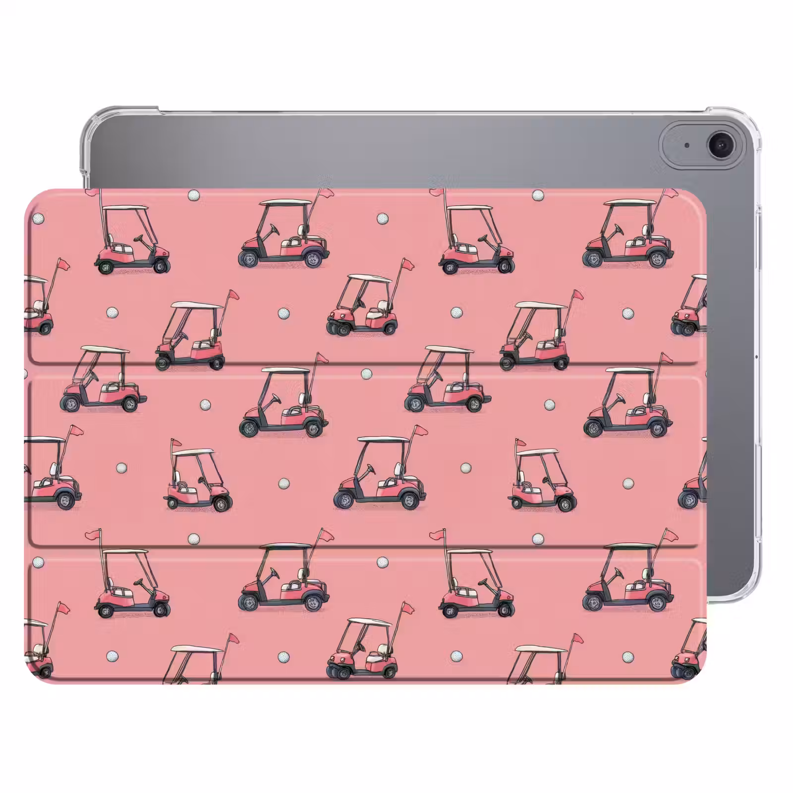 iPad hoes - Golfkar - Retro - Roze — 1