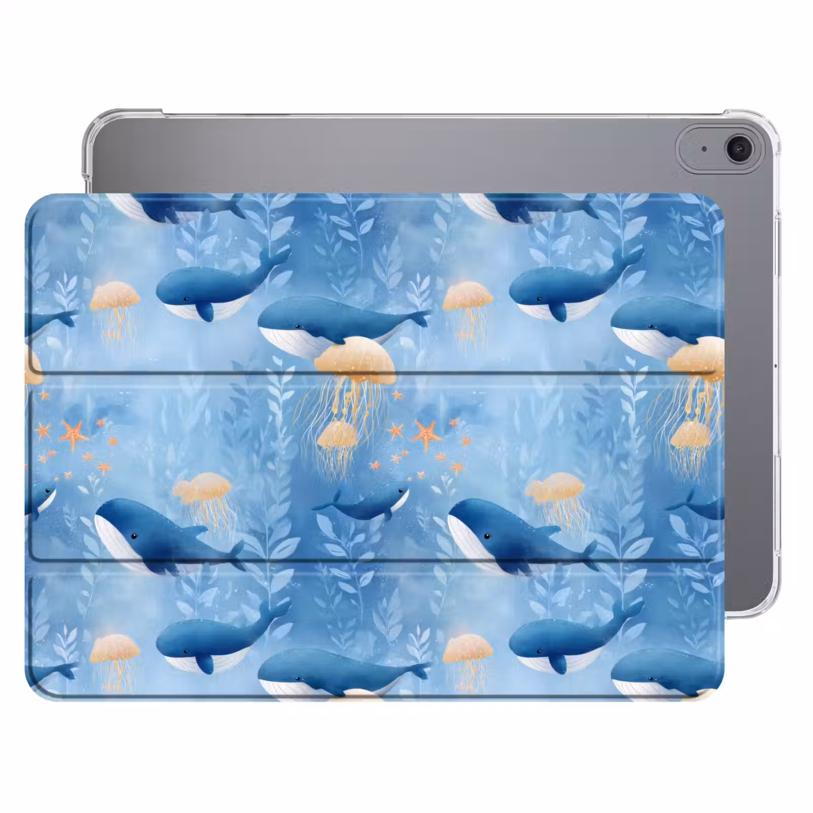 iPad hoes - Walvissen - Oceaan - Blauw — 1