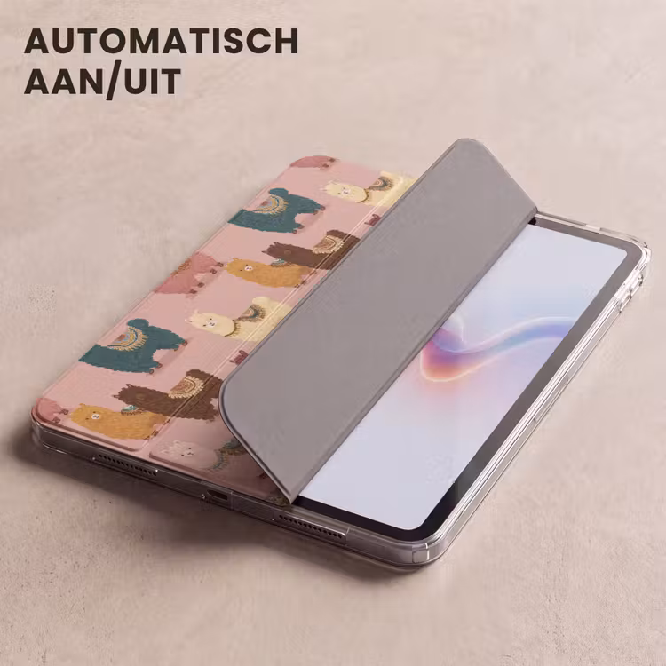 iPad hoes - Alpaca's - Patroon - Kleurrijk — 5
