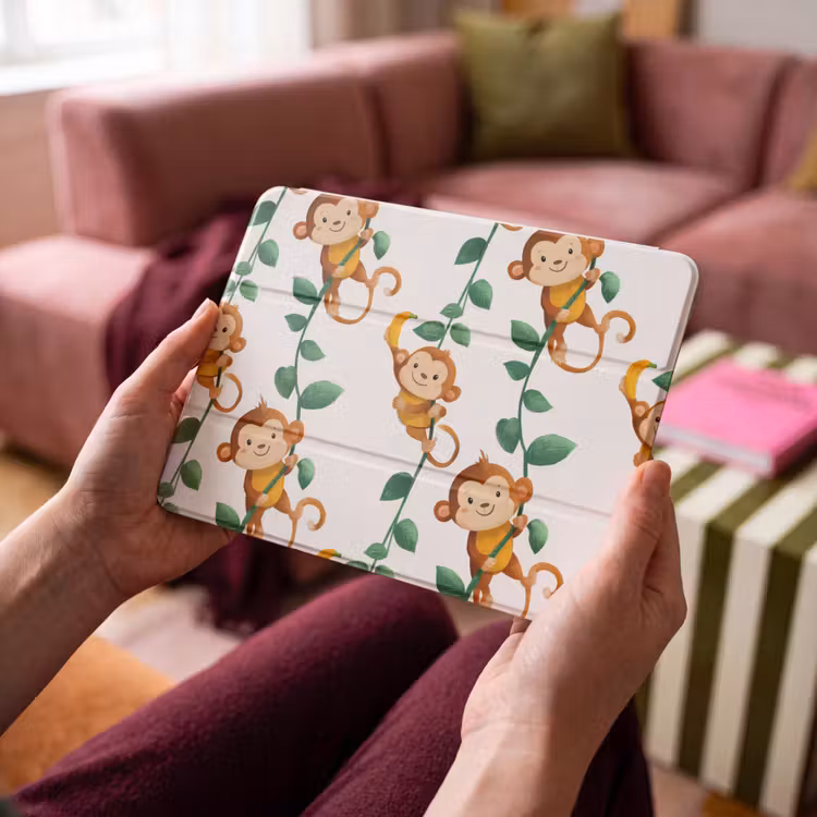iPad hoes - Apen - Lianen - Kleurrijk — 4