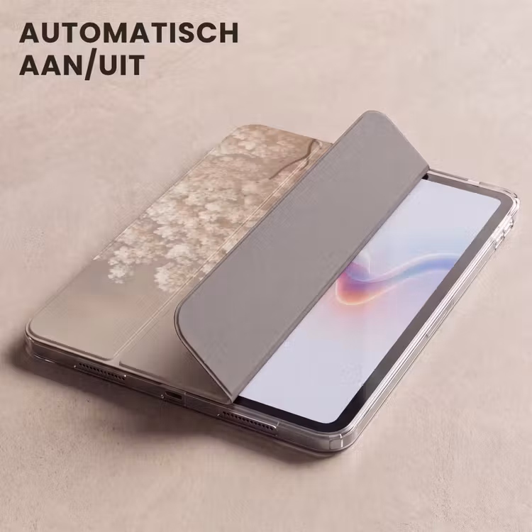 iPad hoes - Bloesems - Wit - Boot - Minimalistisch — 5