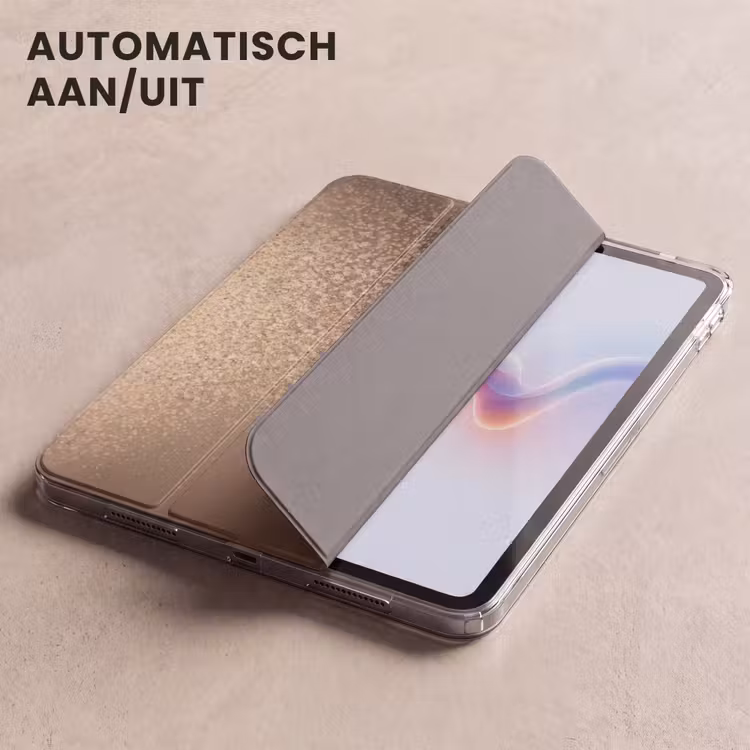 iPad hoes - Bootje - Blaadjes - Goud - Water — 5