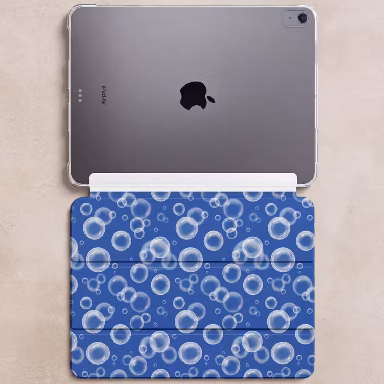 iPad hoes - Bubbels - Patroon - Blauw — 6