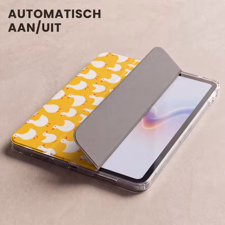 iPad hoes - Eendjes - Patroon - Geel — 5