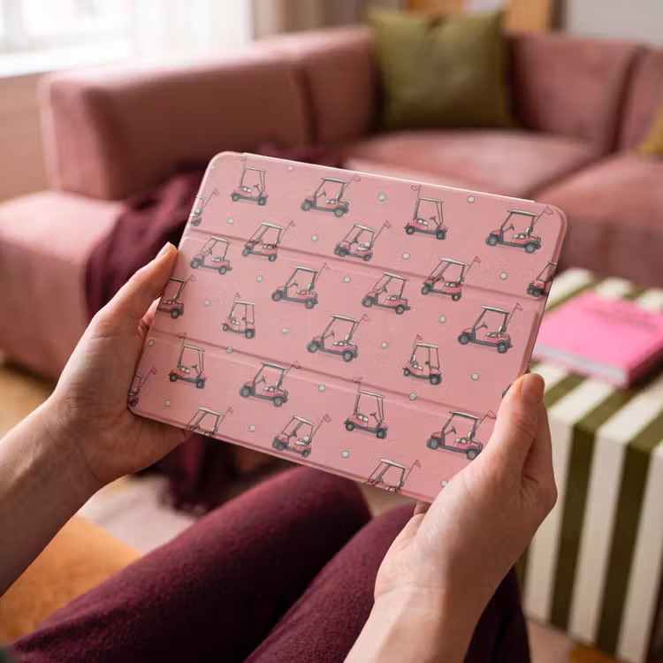 iPad hoes - Golfkar - Retro - Roze — 4
