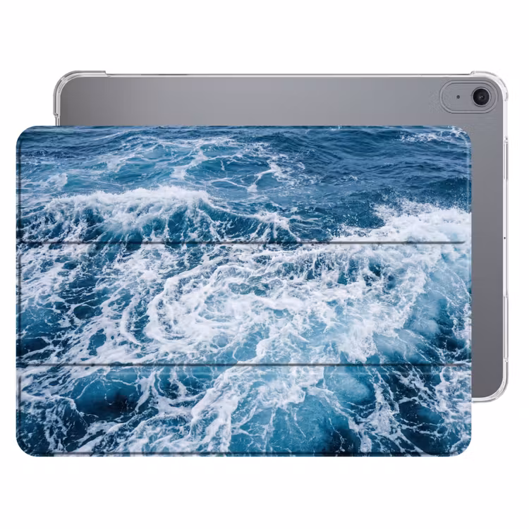 iPad hoes - Golven - Oceaan - Blauw — 1