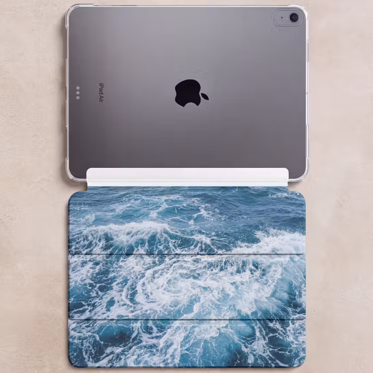 iPad hoes - Golven - Oceaan - Blauw — 6