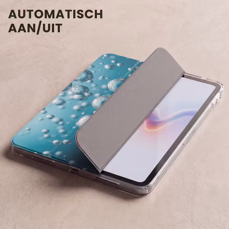 iPad hoes - Luchtbellen - Dynamisch - Blauw — 5