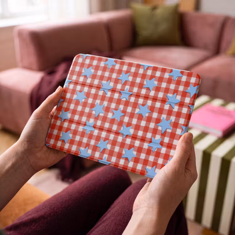 iPad hoes - Ruit - Sterren - Rood — 4
