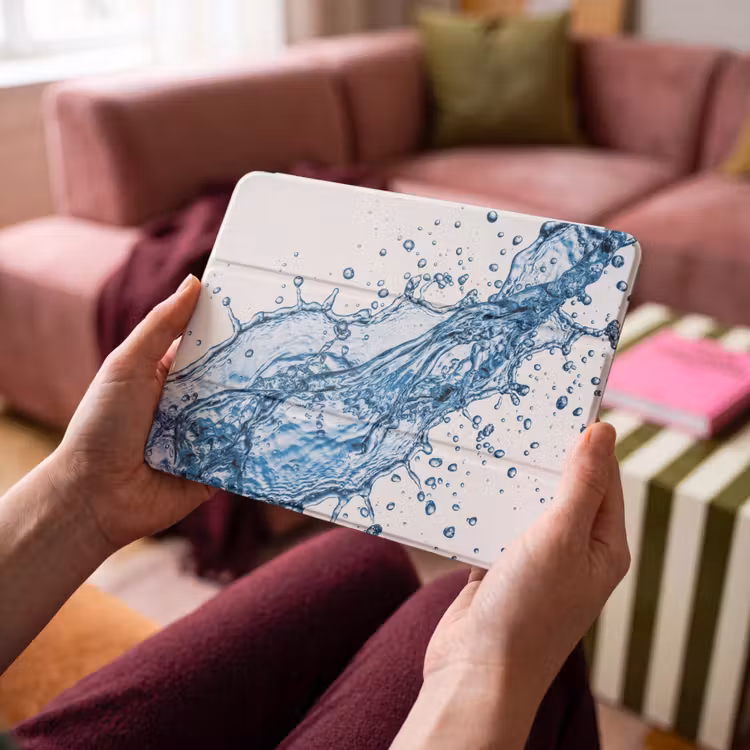 iPad hoes - Spash - Water - Blauw — 4