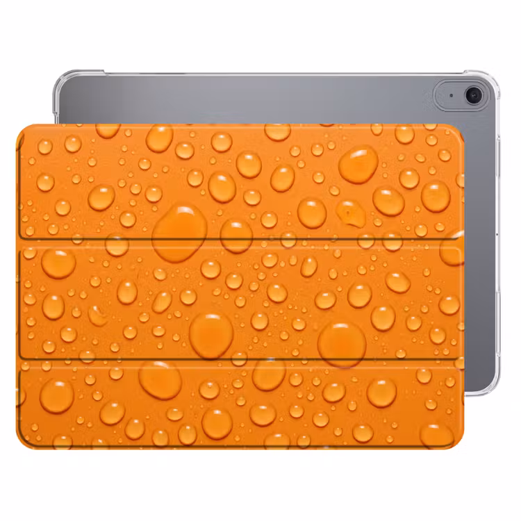 iPad hoes - Water - Druppels - Oranje — 1