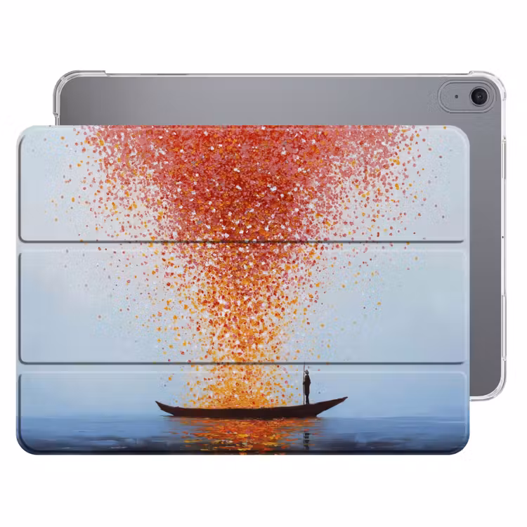 iPad hoes - Wolk - Confetti - Boot - Wateroppervlakte — 1