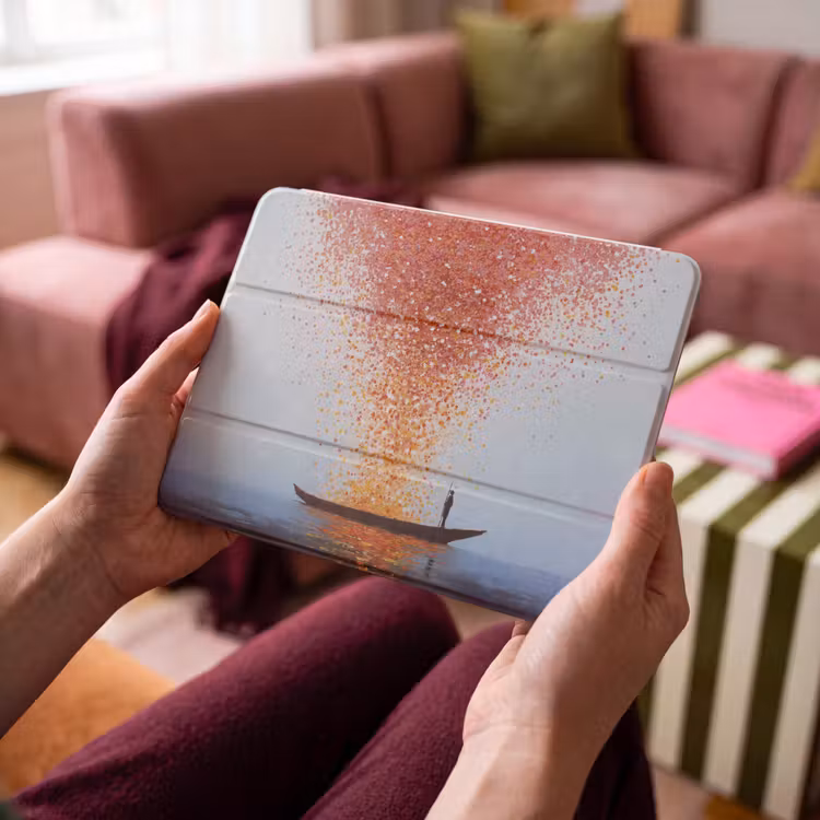 iPad hoes - Wolk - Confetti - Boot - Wateroppervlakte — 4