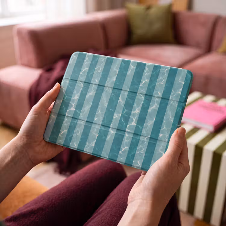 iPad hoes - Zwembad - Strepen - Groen — 4