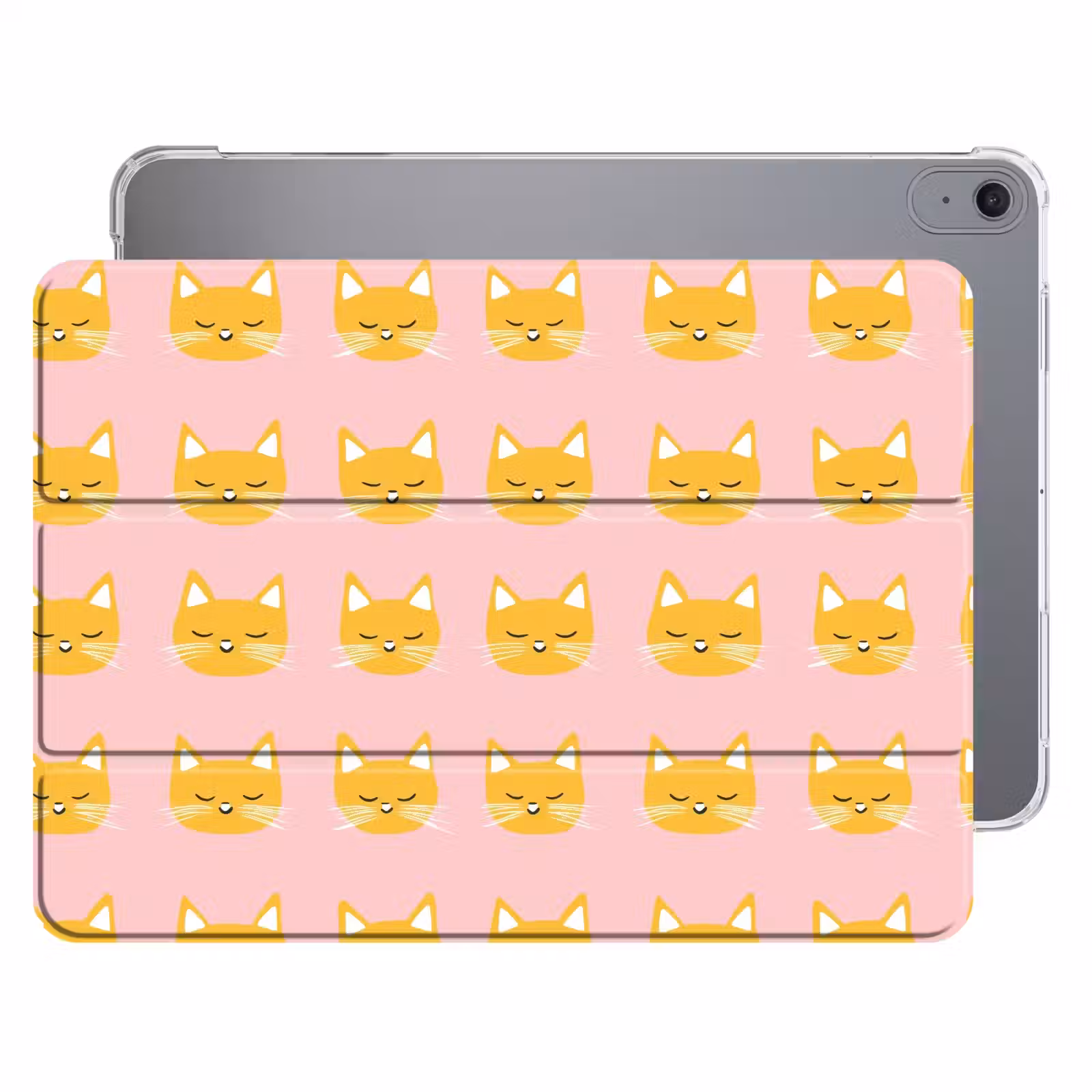 iPad hoes - Katten - Patroon - Roze — 1