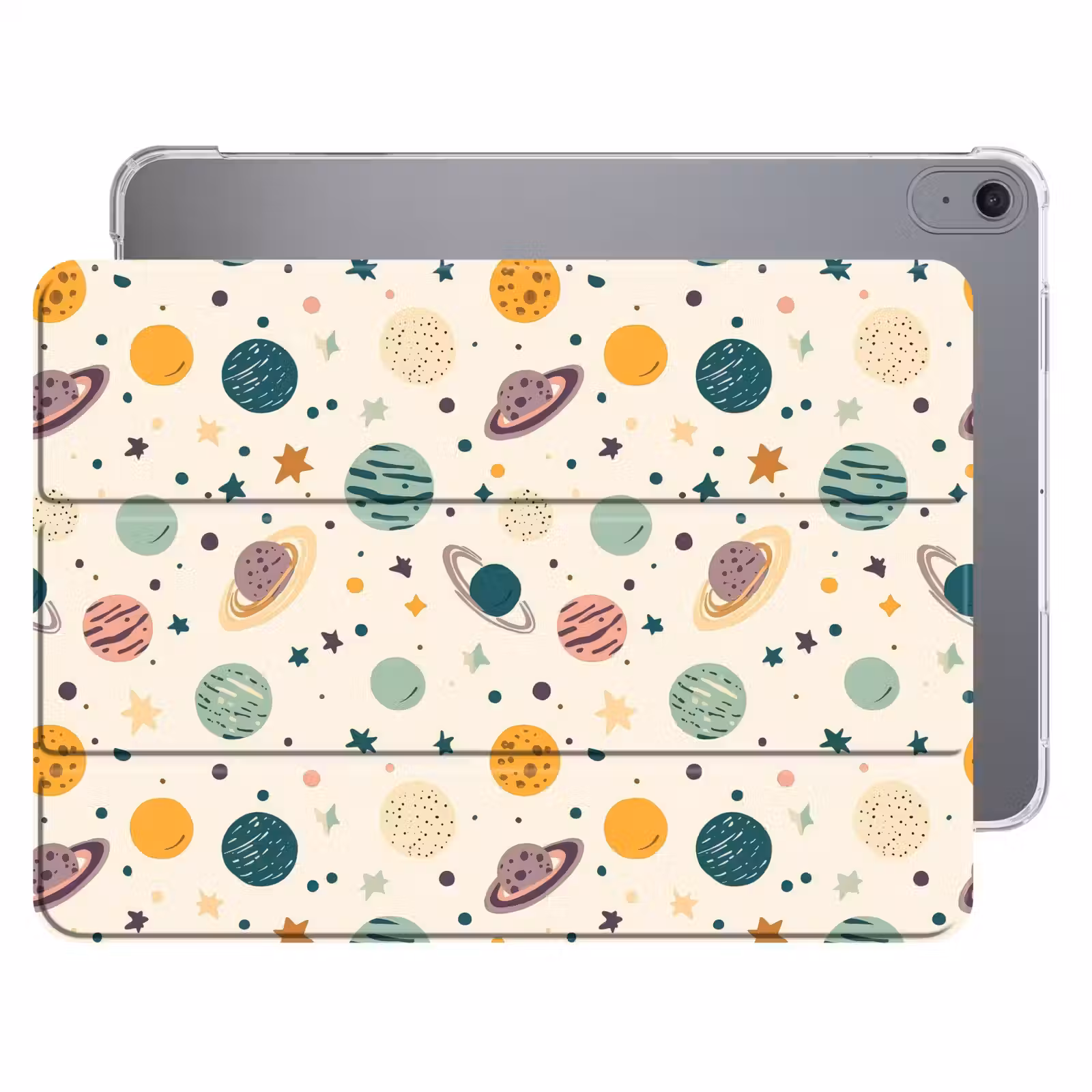 iPad hoes - Planeten - Retro - Kleurrijk — 1