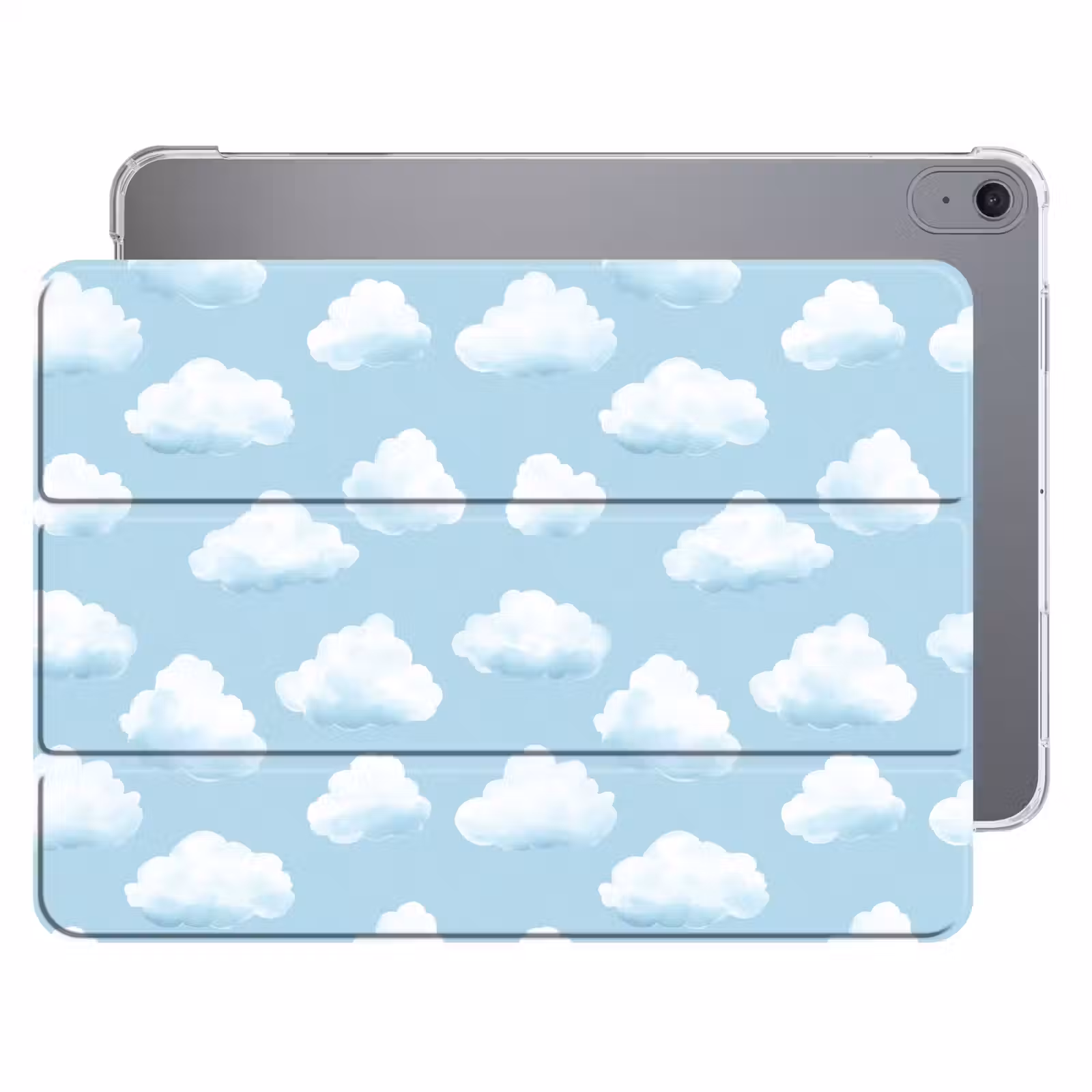 iPad hoes - Wolken - Illustratie - Blauw — 1