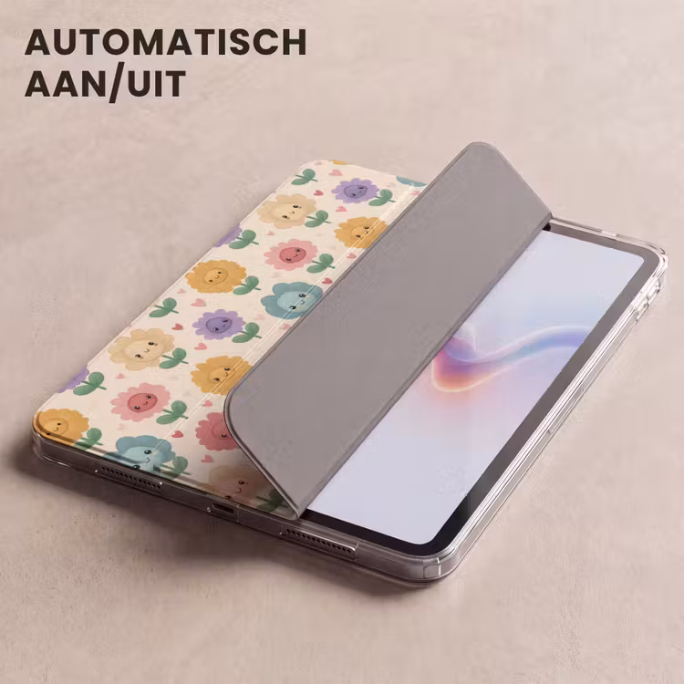 iPad hoes - Bloemen - Hartjes - Kleurrijk — 5