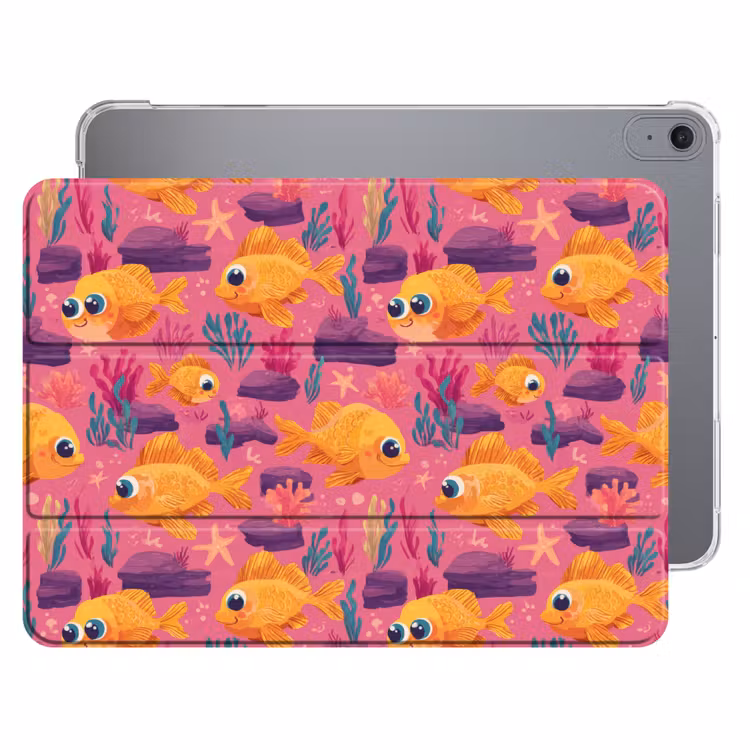 iPad hoes - Goudvissen - Koraal - Kleurrijk — 1