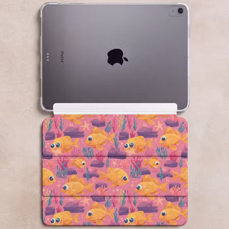 iPad hoes - Goudvissen - Koraal - Kleurrijk — 6