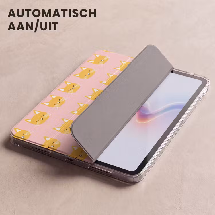 iPad hoes - Katten - Patroon - Roze — 5