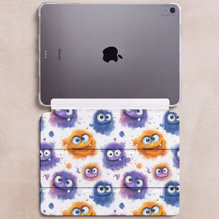 iPad hoes - Monstertjes - Aquarel - Kleurrijk — 6