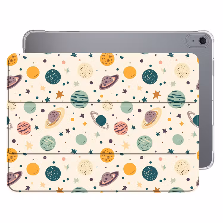 iPad hoes - Planeten - Retro - Kleurrijk — 1
