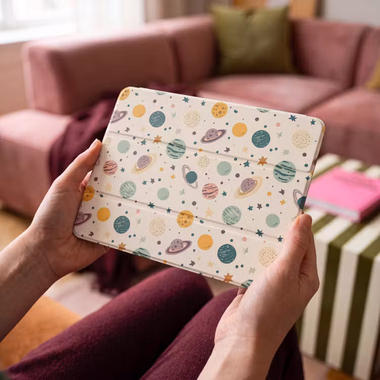 iPad hoes - Planeten - Retro - Kleurrijk — 4
