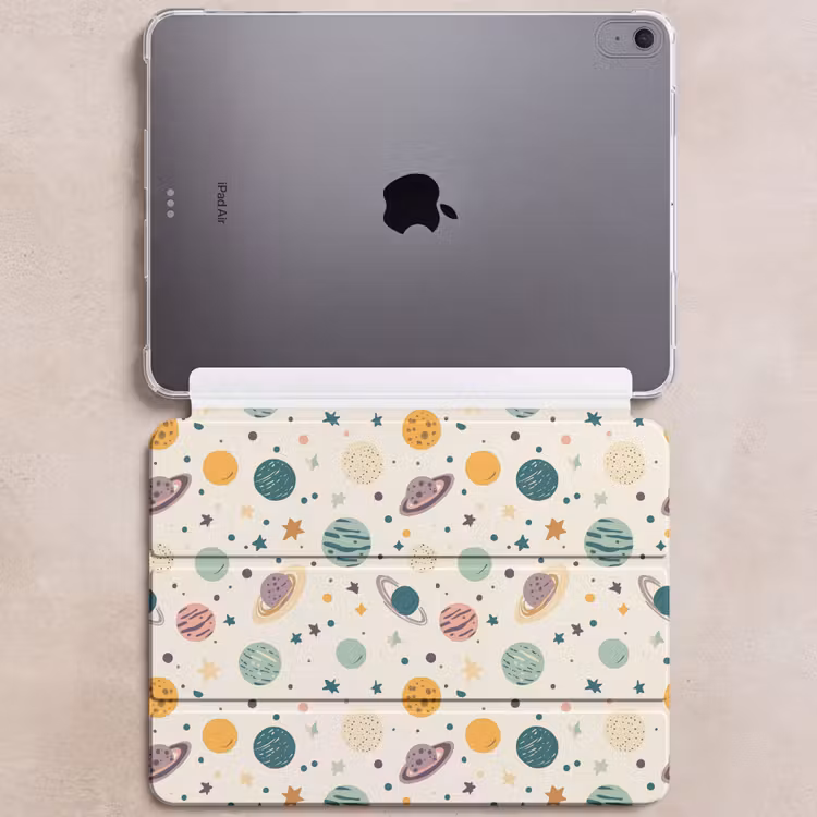 iPad hoes - Planeten - Retro - Kleurrijk — 6