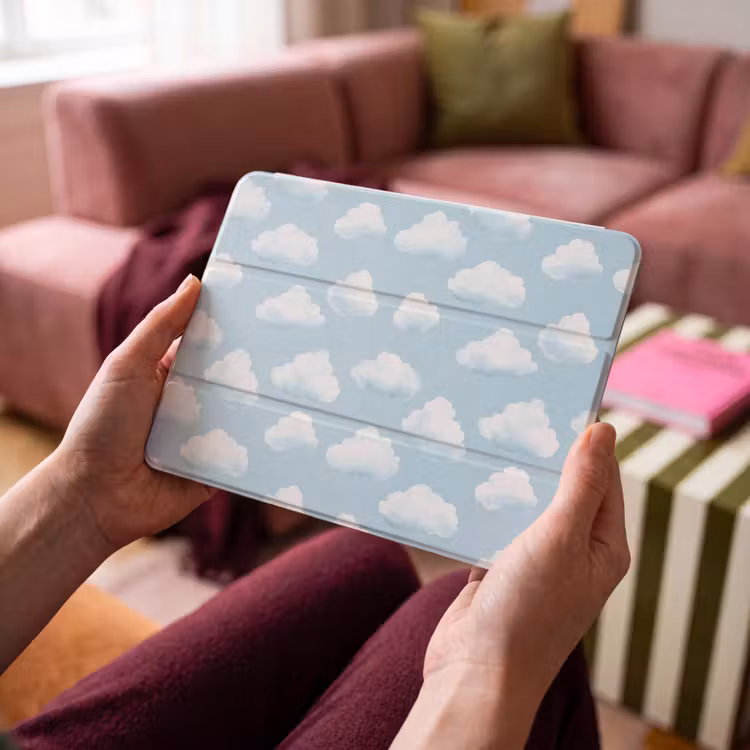iPad hoes - Wolken - Illustratie - Blauw — 4