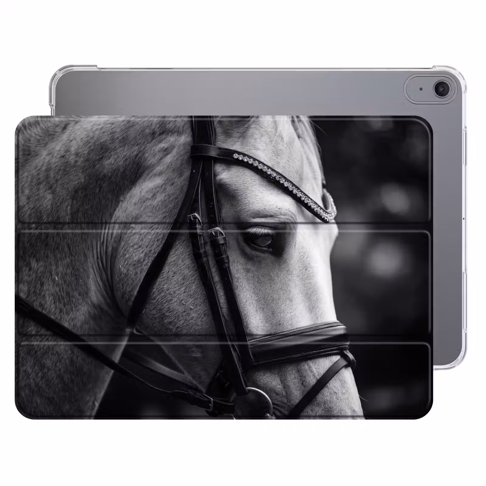 iPad hoes - Paard - Schimmel - Portret — 1