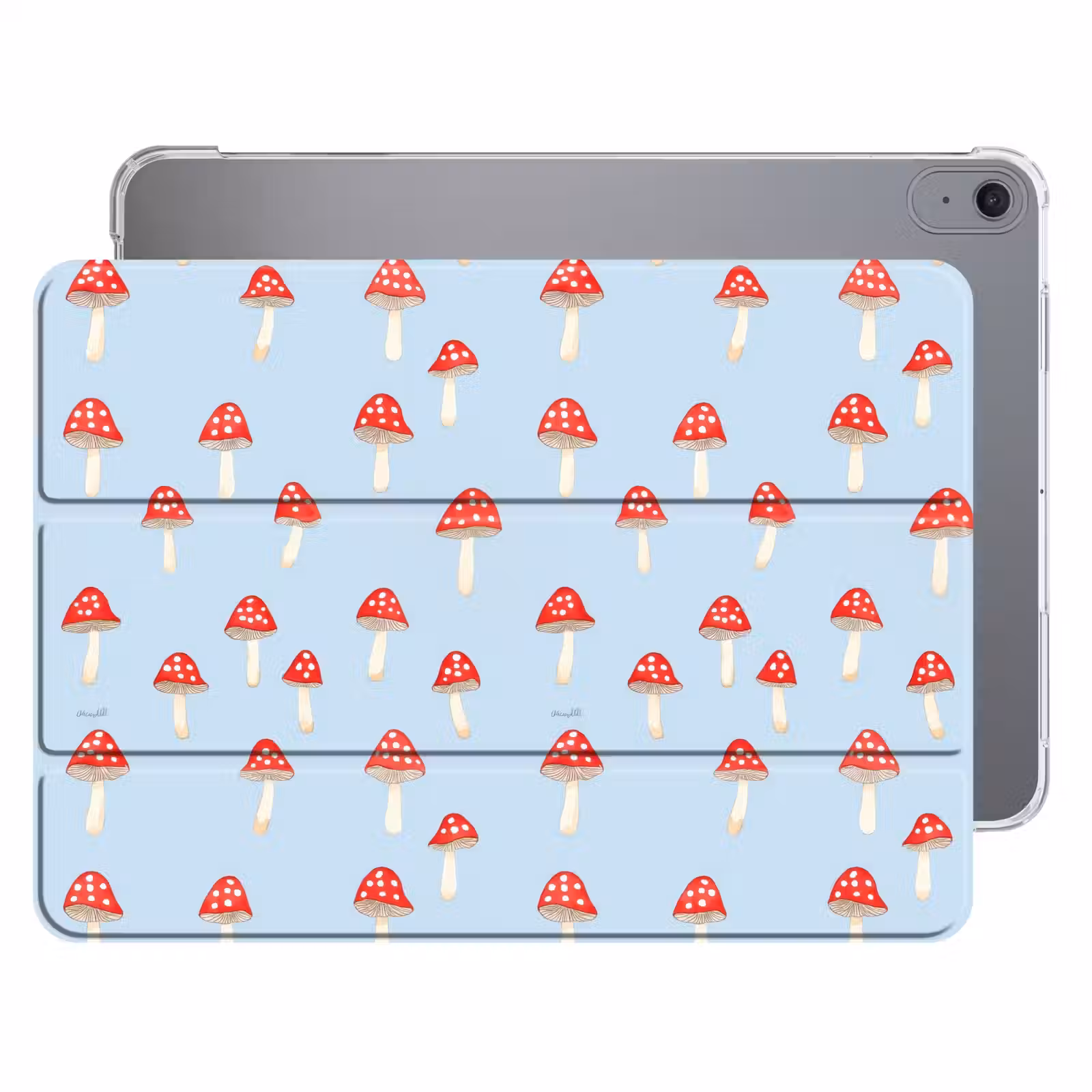 iPad hoes - Paddenstoel -Sprookje - Blauw — 1
