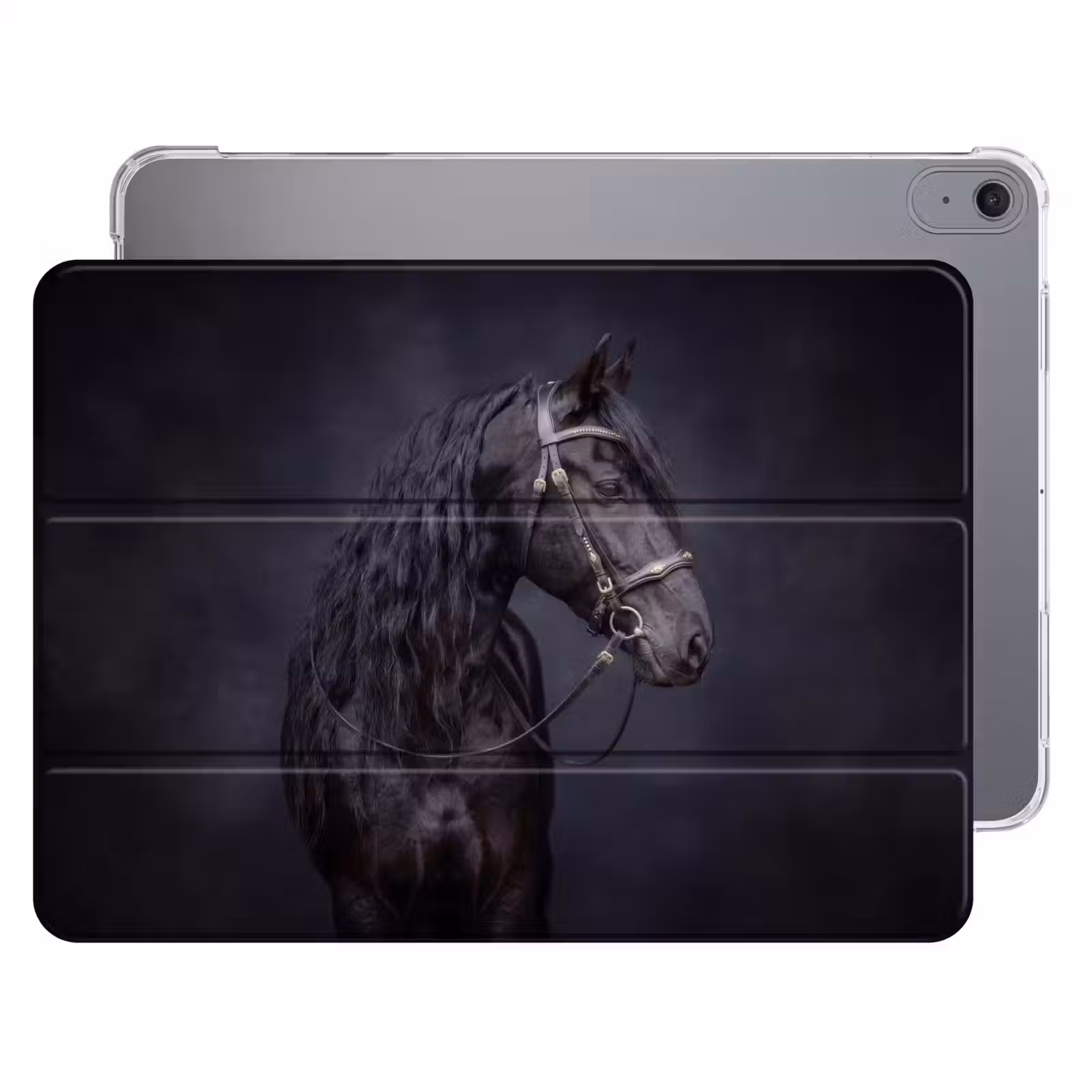 iPad hoes - Portret - Paard - Donker — 1